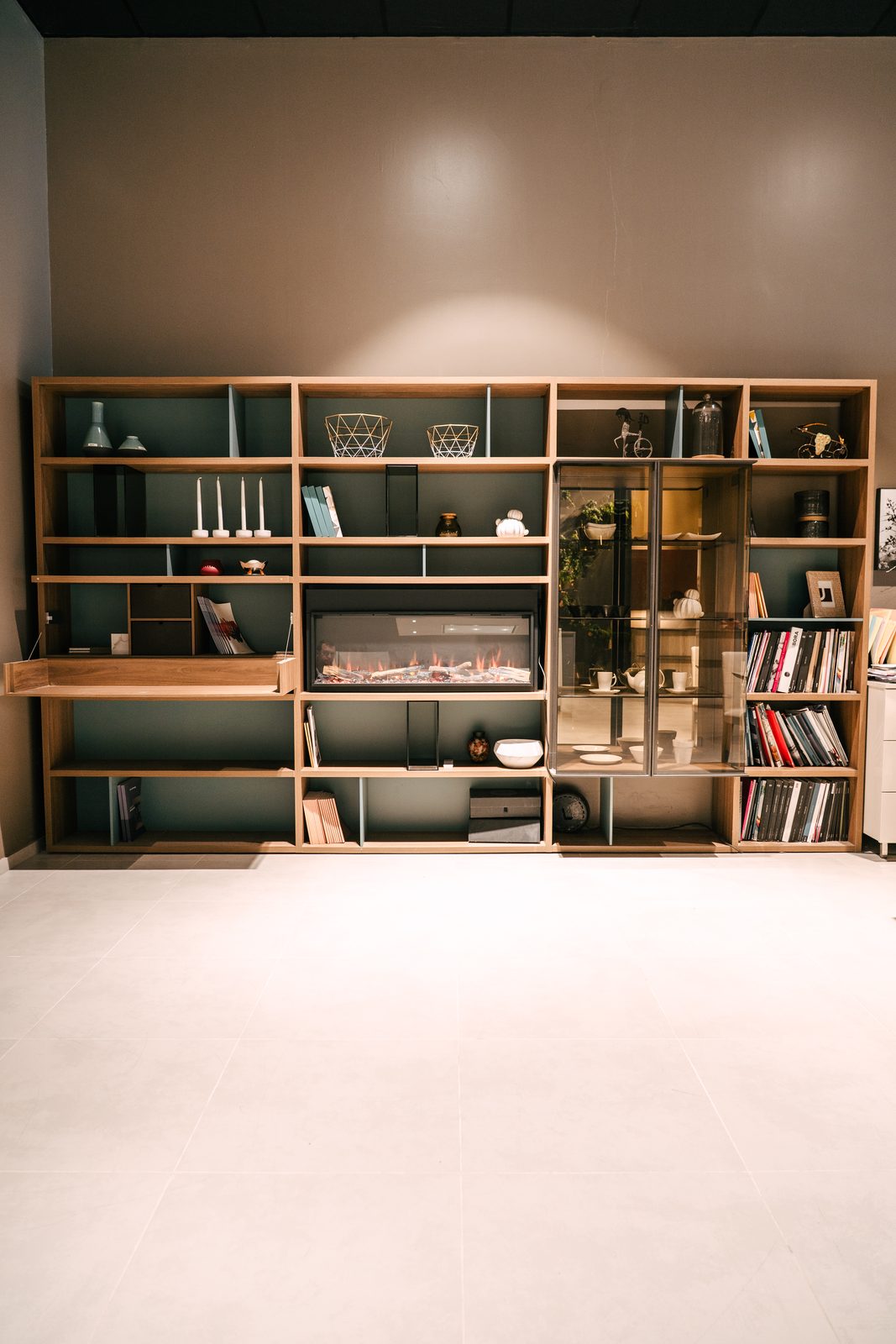 Meuble TV et bibliothèque Orme